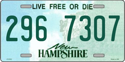 NH license plate 2967307