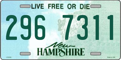 NH license plate 2967311
