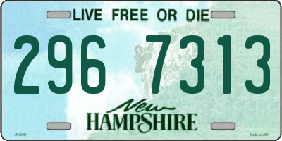 NH license plate 2967313