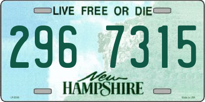 NH license plate 2967315