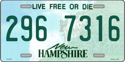 NH license plate 2967316