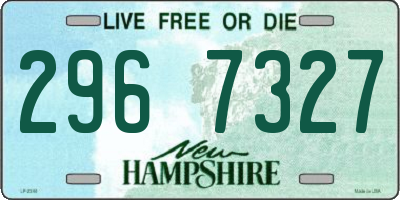 NH license plate 2967327