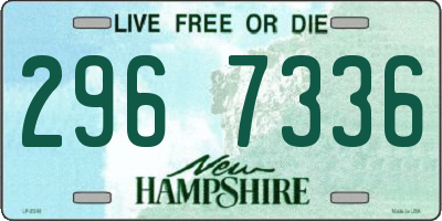 NH license plate 2967336