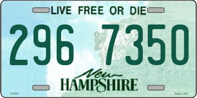 NH license plate 2967350