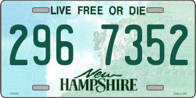 NH license plate 2967352
