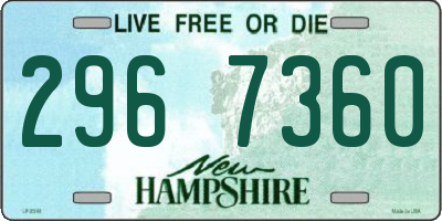 NH license plate 2967360