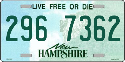 NH license plate 2967362