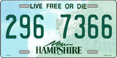 NH license plate 2967366