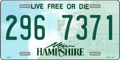 NH license plate 2967371