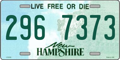 NH license plate 2967373