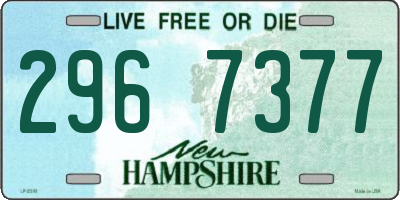 NH license plate 2967377