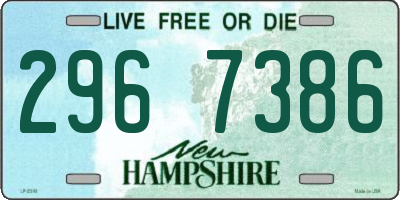 NH license plate 2967386