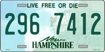 NH license plate 2967412