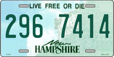 NH license plate 2967414