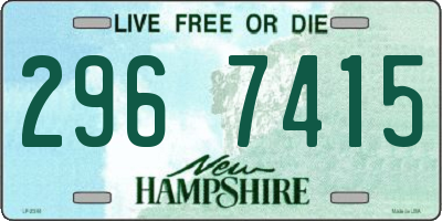 NH license plate 2967415