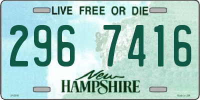 NH license plate 2967416