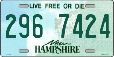 NH license plate 2967424