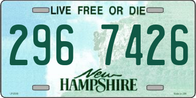 NH license plate 2967426
