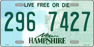 NH license plate 2967427