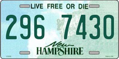 NH license plate 2967430