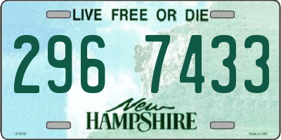 NH license plate 2967433