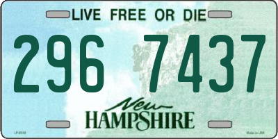 NH license plate 2967437