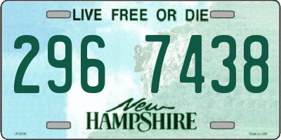 NH license plate 2967438