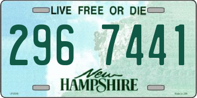NH license plate 2967441