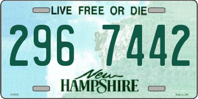 NH license plate 2967442