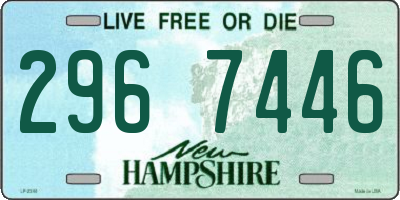 NH license plate 2967446