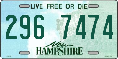 NH license plate 2967474