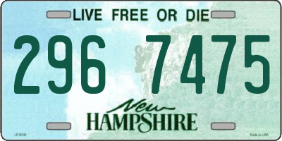 NH license plate 2967475