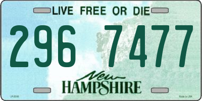 NH license plate 2967477