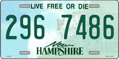 NH license plate 2967486