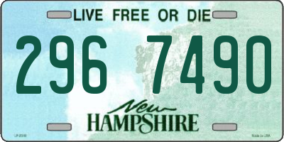 NH license plate 2967490