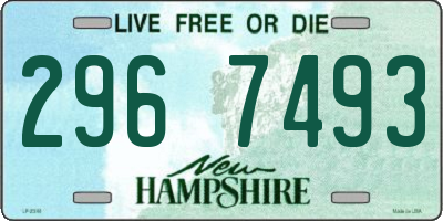 NH license plate 2967493