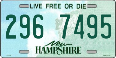 NH license plate 2967495