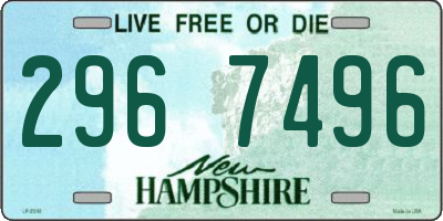 NH license plate 2967496