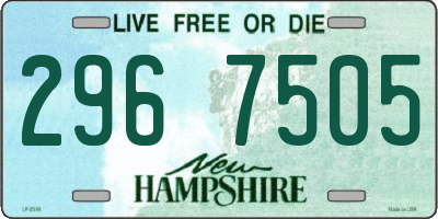NH license plate 2967505