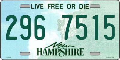 NH license plate 2967515
