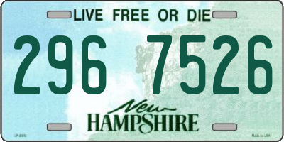 NH license plate 2967526