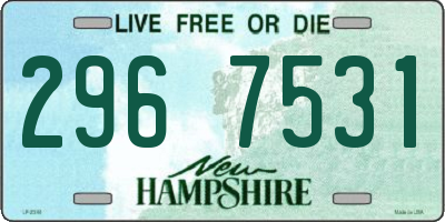 NH license plate 2967531