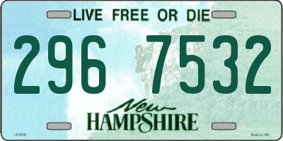 NH license plate 2967532