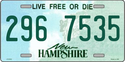 NH license plate 2967535