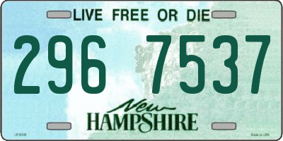 NH license plate 2967537