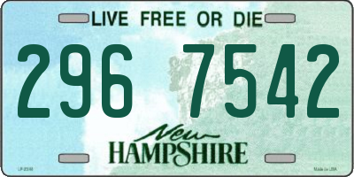NH license plate 2967542