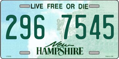 NH license plate 2967545