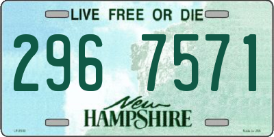 NH license plate 2967571