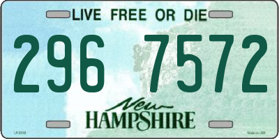 NH license plate 2967572