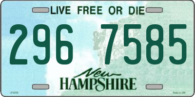 NH license plate 2967585